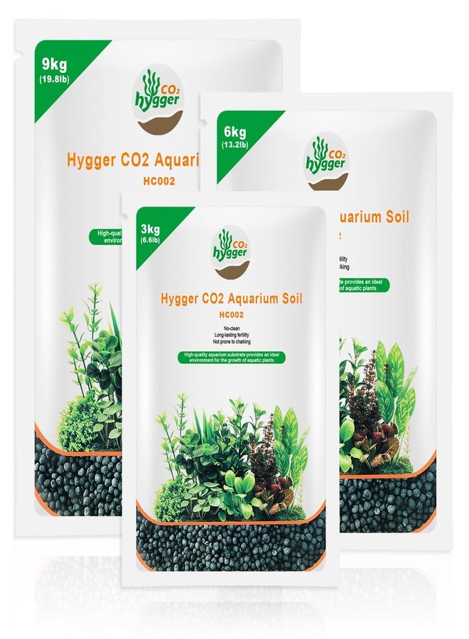 Hygger CO2 6.6Ib Aquarium Soil Water Grass Mud Fish Tank Aquascaping Aquarium Substrate Soil for Plants and Shrimps,No Need to Wash and No Muddy Water (6.6 Pounds, Aquarium Soil) - Image 1